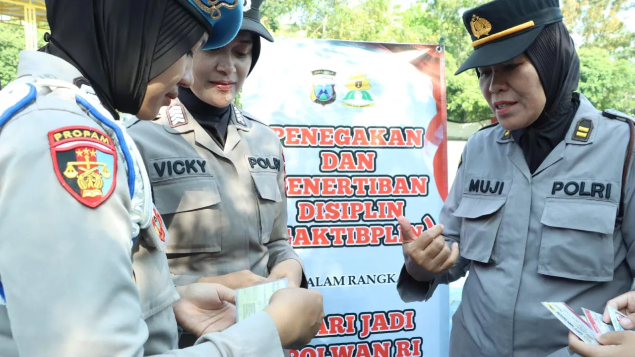 Apel Gaktibplin Warnai Peringatan HUT Polwan ke-77 di Polres Bangkalan