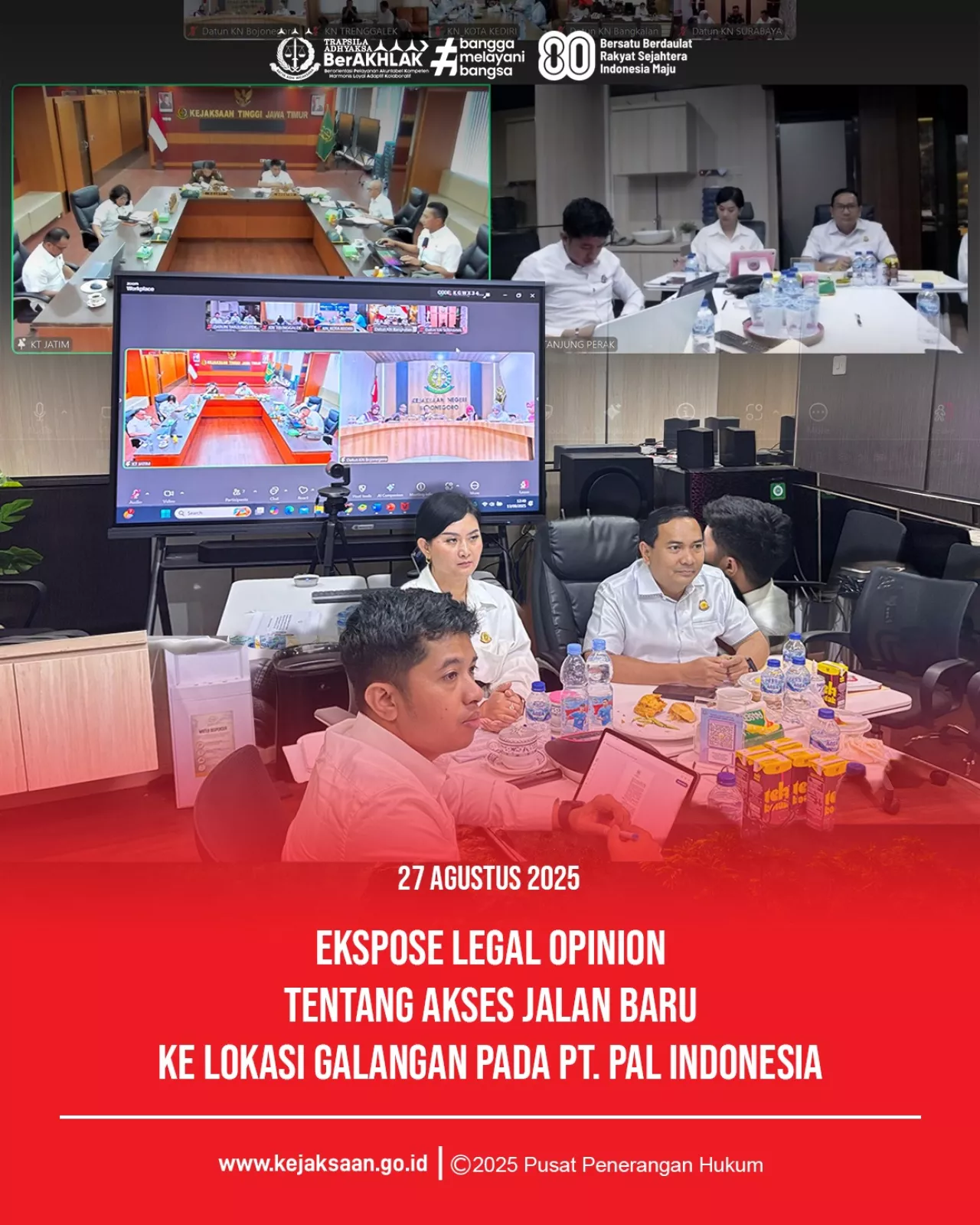 Legal Opini JPN Kejari Tanjung Perak Jadi Landasan Realisasi PMN Rp427 Miliar PT PAL Indonesia