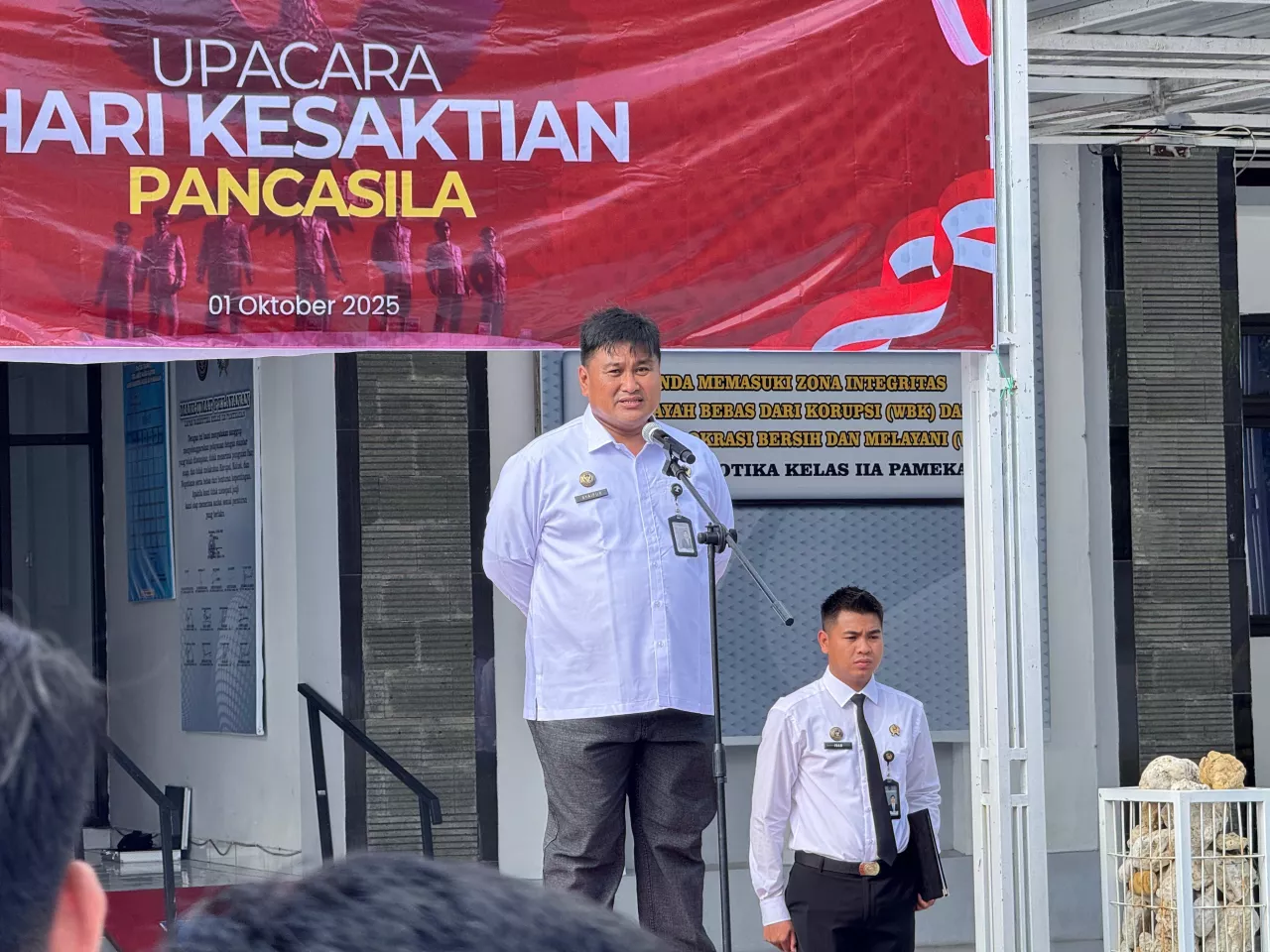 Lapas Narkotika Pamekasan Gelar Upacara Hari Kesaktian Pancasila 2025 dengan Khidmat