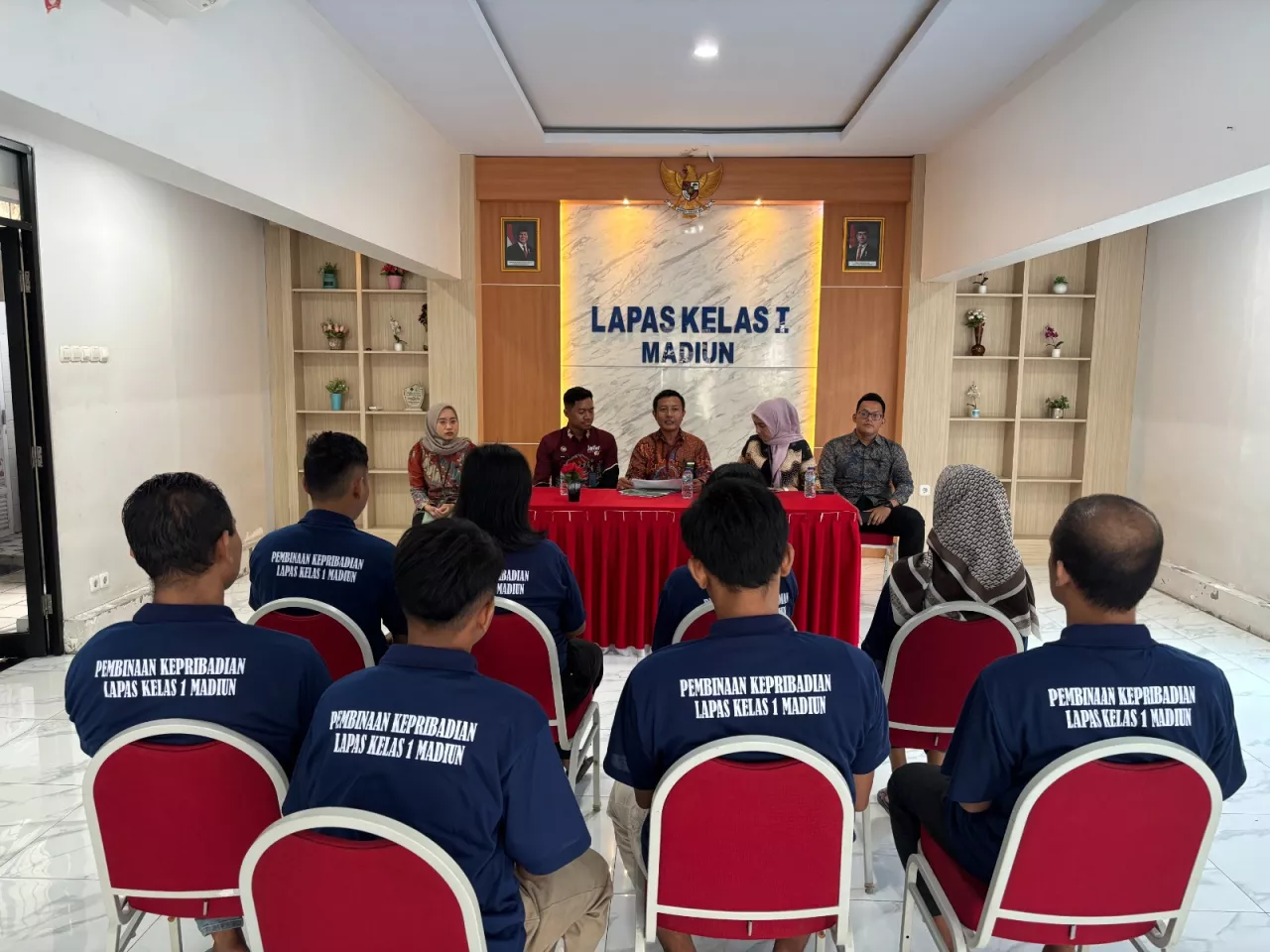 Tindak Lanjut Putusan Pengadilan, Lapas I Madiun Terima Kunjungan Hakim Wasmat PN Kota Madiun