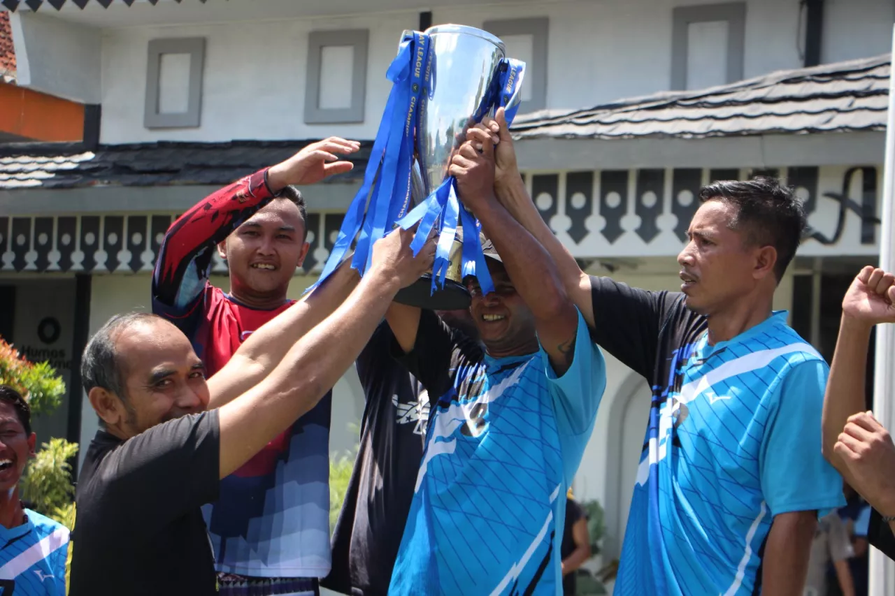 Final Meriah, Lapas I Madiun Gelar Pertandingan Futsal Warga Binaan