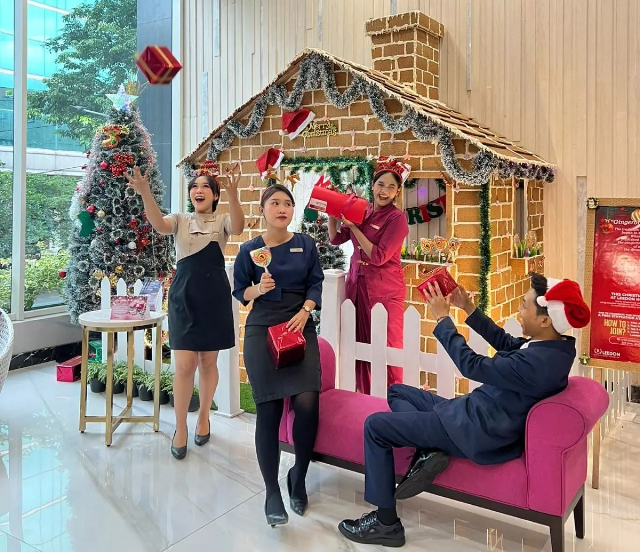 Sentuhan Manis Natal di Leedon Hotel & Suites Surabaya, Ginger House Jadi Daya Tarik Utama