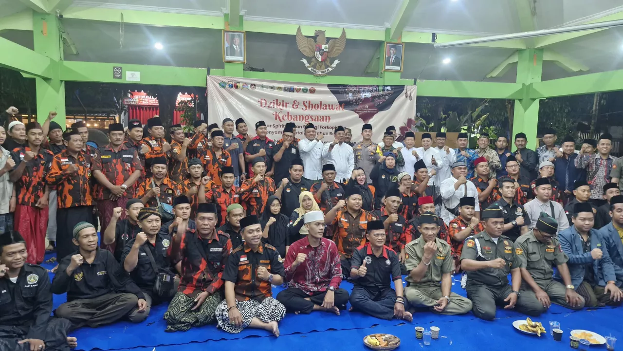 Dzikir dan Sholawat Kebangsaan Digelar di Kecamatan Taman, Perkuat Sinergi Jelang Nataru