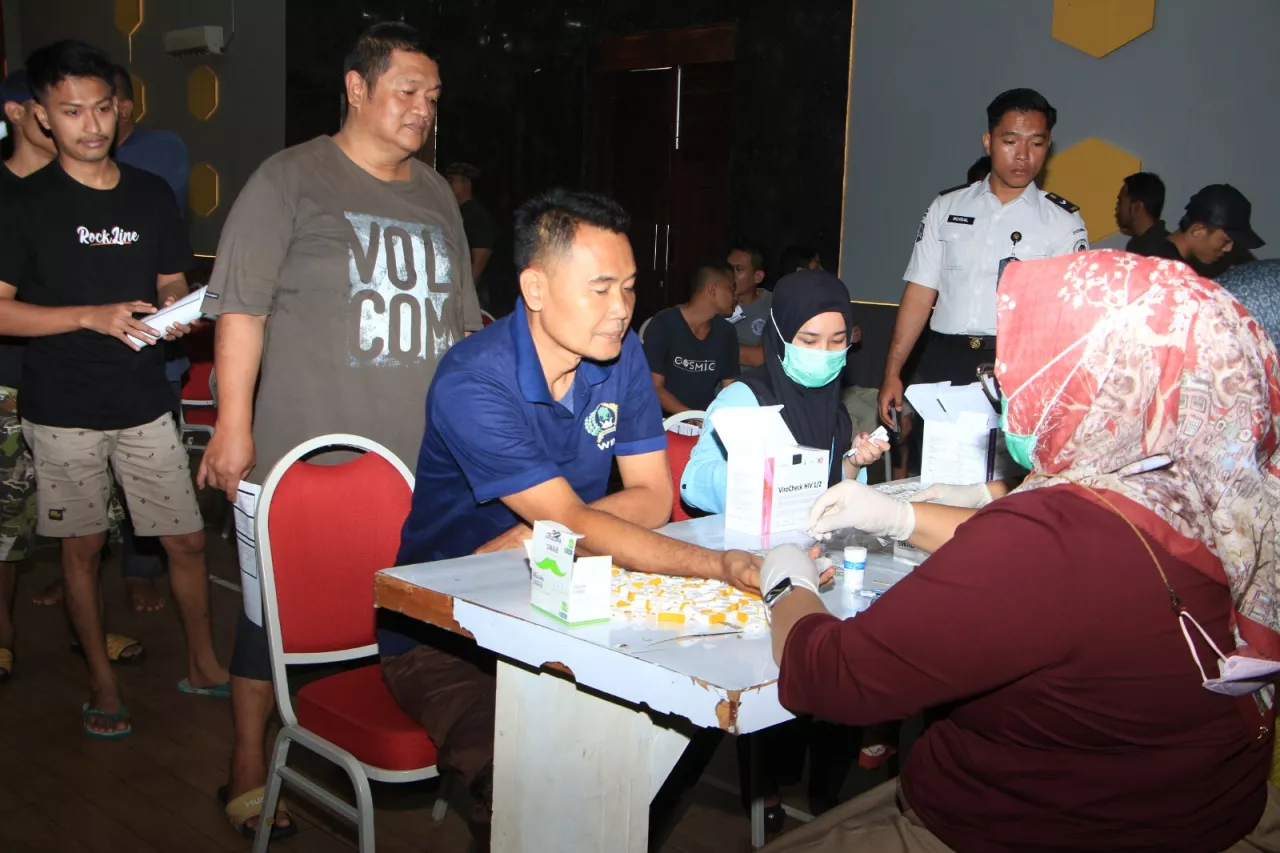 Komitmen Pemasyarakatan Sehat, Lapas Kelas I Madiun Laksanakan Tes HIV Warga Binaan