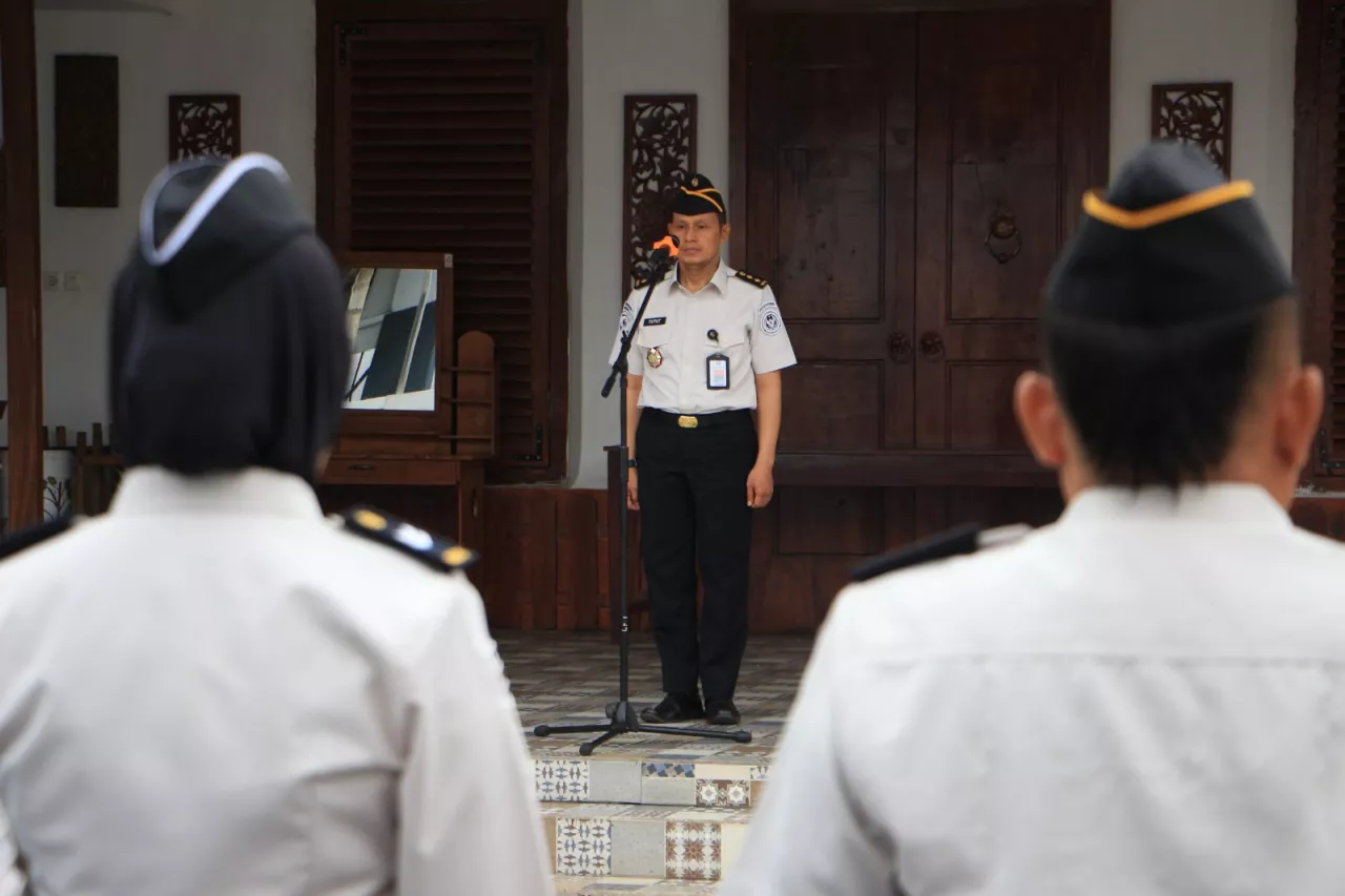 Menuju Ramadhan, Lapas Madiun Perkuat Disiplin dan Pelayanan Melalui Apel Pagi