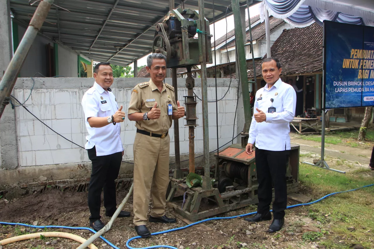 Bantu Warga Kekurangan Air Bersih, Lapas I Madiun Realisasikan Program Pengeboran Sumur untuk masyarakat yang Membutuhka