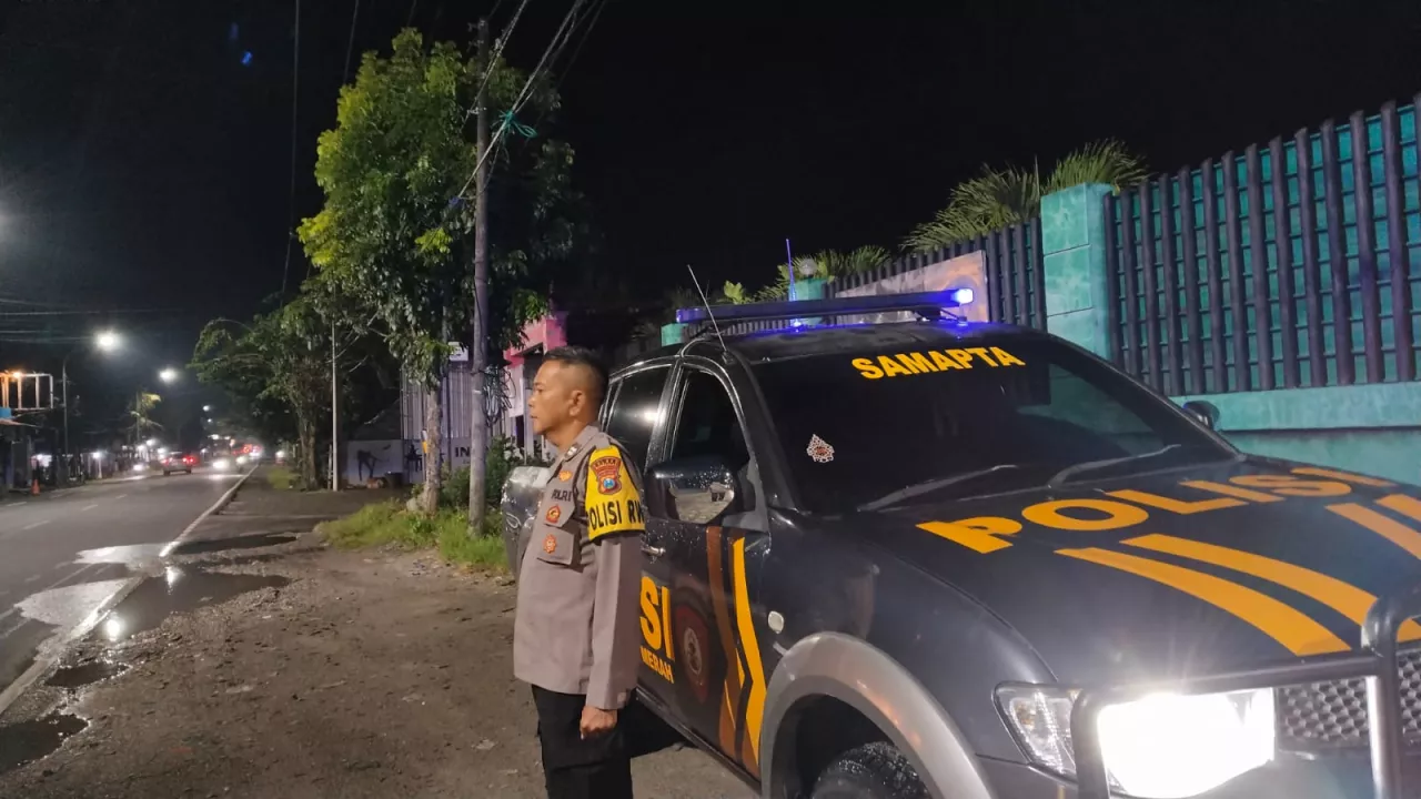 Patroli Sahur Polsek Kwanyar Sasar Titik Rawan, Cegah 3C hingga Perang Sarung di Bangkala