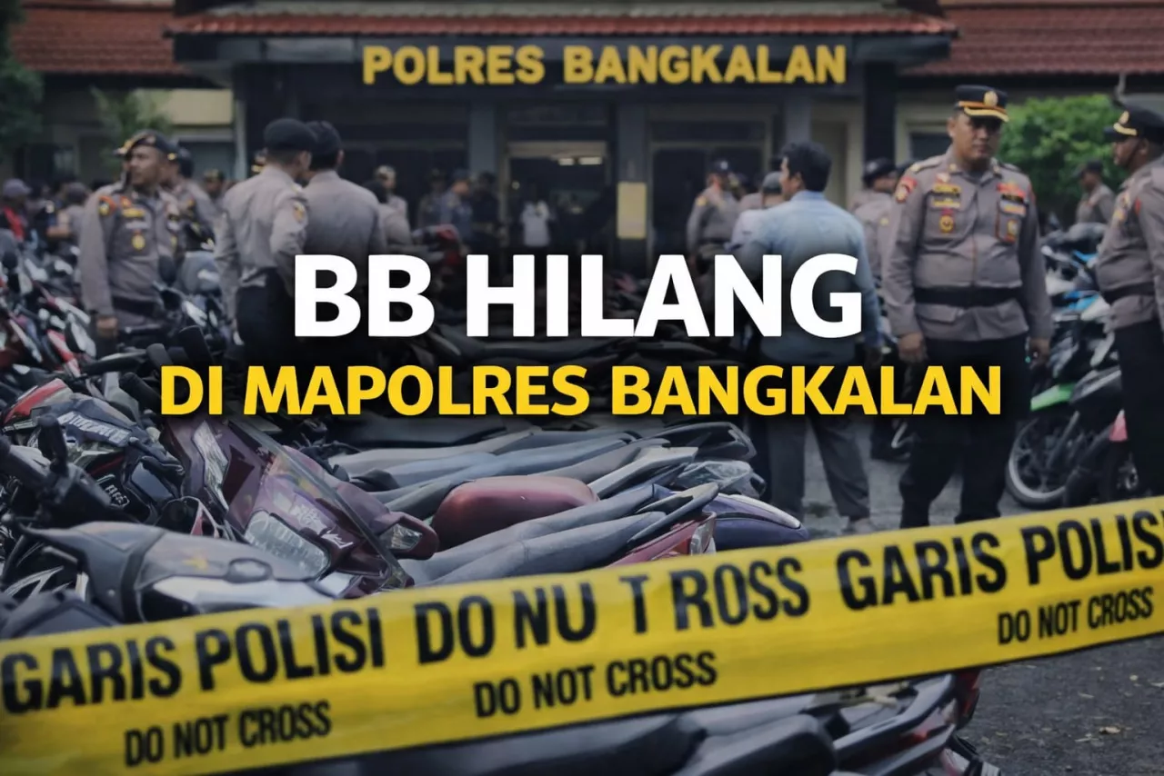 Skandal Barang Bukti? Dugaan BB Kendaraan Tak Jelas Keberadaannya di Polres Bangkalan