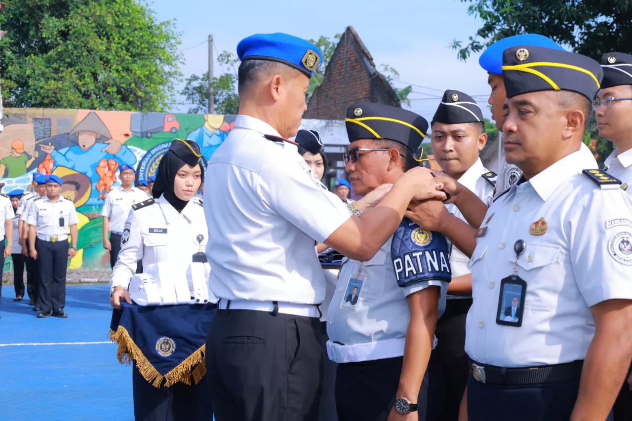 Penguatan Pengawasan Internal, Lapas I Madiun Ikuti Pengukuhan Satopspatnal di Lingkungan Kanwil Ditjenpas Jatim
