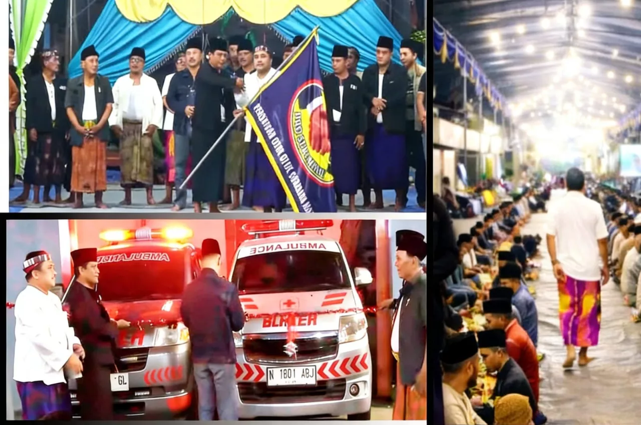 Tradisi Remoh Sandur Kian Solid, Pro Suramadu Serahkan Dua Unit Ambulans Gratis