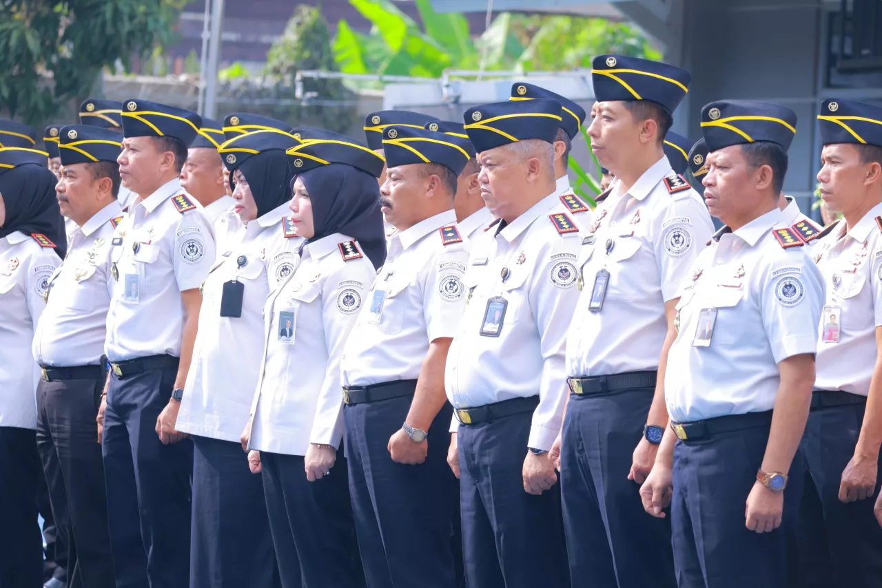 Perkuat Sinergi Berantas Narkoba, Lapas Narkotika Pamekasan Ikuti Penandatanganan PKS Badan Narkotika Nasionl Provinsi