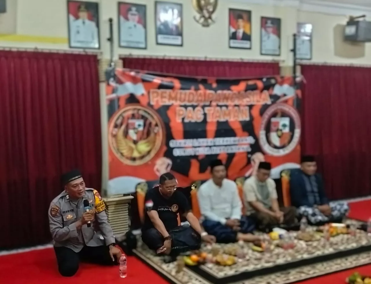 Hujan Deras Tak Surutkan Semangat, Majelis Dzikir Pemuda Pancasila PAC Taman Berlangsung Khidmat di Bringinbendo