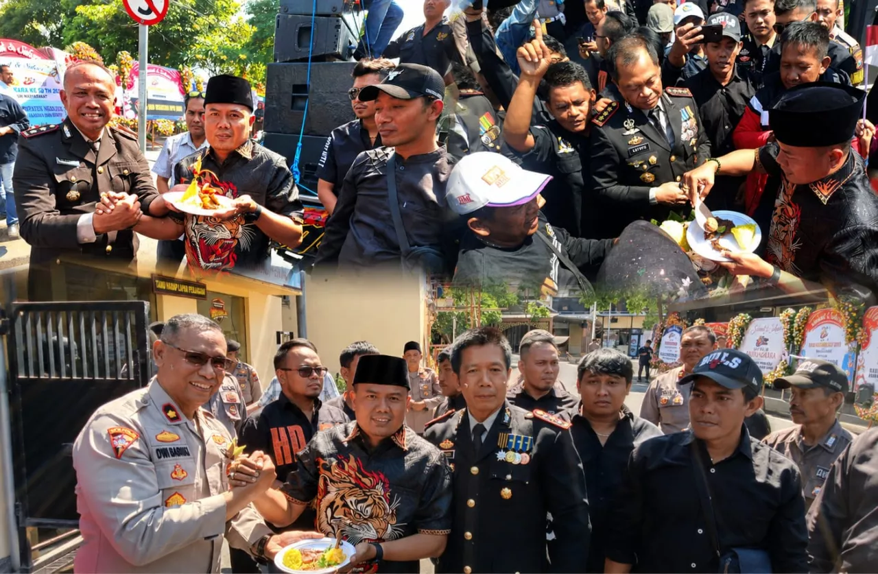 Prank Hari Bhayangkara, PJU Polda Jatim, Polrestabes & Polres Pelabuhan Tanjung Perak Keluar Hadapi Massa AMI, Ujungnya