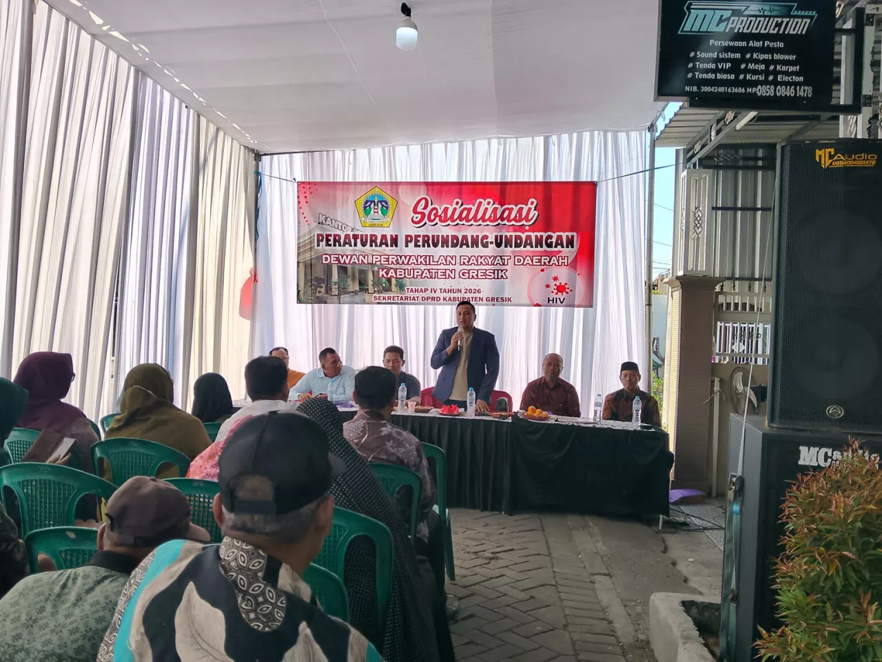 Edukasi Perda HIV/AIDS, Sosper Tahap IV Ajak Warga Gresik Terapkan Pola Hidup Sehat